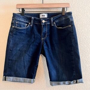 PAIGE Bermuda Jean Shorts Size 28